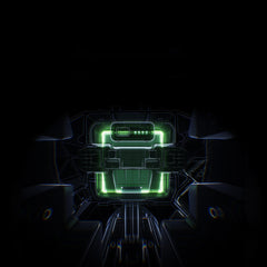 Dock 4 teaser. Cutaway of the pad with the flight battery lit in the bay. The line on the art reads 0-Second Battery Swap.