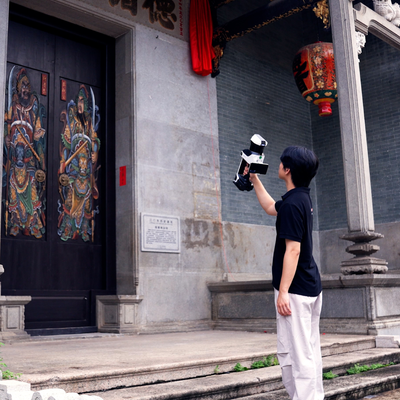 SHARE C10-16 scanning a temple facade